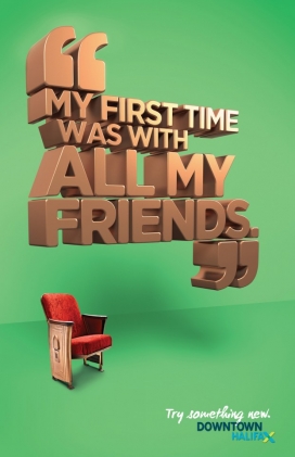 Downtown Halifax娱乐平面广告