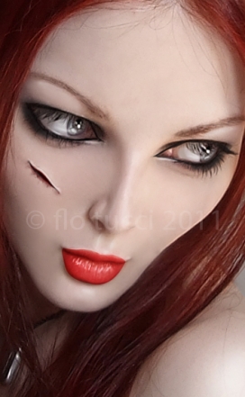 阿根廷弗洛图斯DIGITAL娃娃女人数字艺术插画