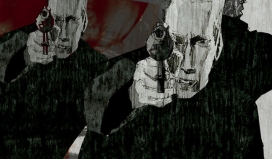 欧美Sinopsis黑白插画欣赏-杀手