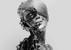 You Make Monsters涂鸦数字人脸插画