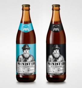 波兰Minister插画式啤酒包装欣赏