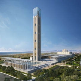 阿尔及尔举行的世界第三大清真寺