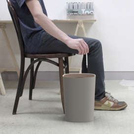 韩国设计师Giha Woo-带卷笔刀盖子垃圾桶
