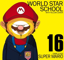 特殊学校与黄柠檬卡通人像