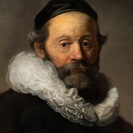 Digital Art老人油画插画数字艺术