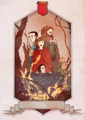 Acaba-广告塔罗牌插画