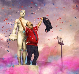 PUMA彪马美洲杯插画-智利圣地亚哥Oscar Ramos作品