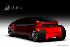 LUNA概念红色跑车设计
