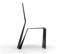 法国的设计机构-简洁苎麻纤维椅子