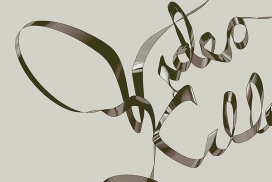 视频杀了广播明星！飘浮的磁带字体-比利时Kevin Devroo设计师作品