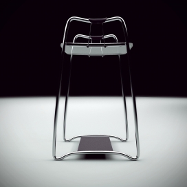 秋千凳-不寻常的家具--芬兰工业设计师Kate Pashinova作品