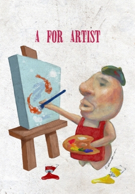 大鼻子生物插画-中国香港Koanne Ko插画师作品