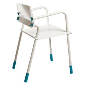 意大利管状金属木椅