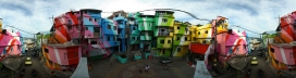 荷兰艺术家Jeroen Koolhaas-七彩绘贫民窟房屋