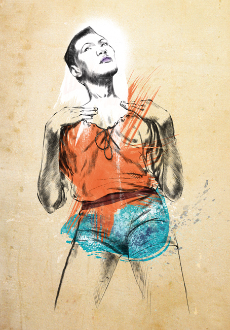 女性时装插画---酷图编号5