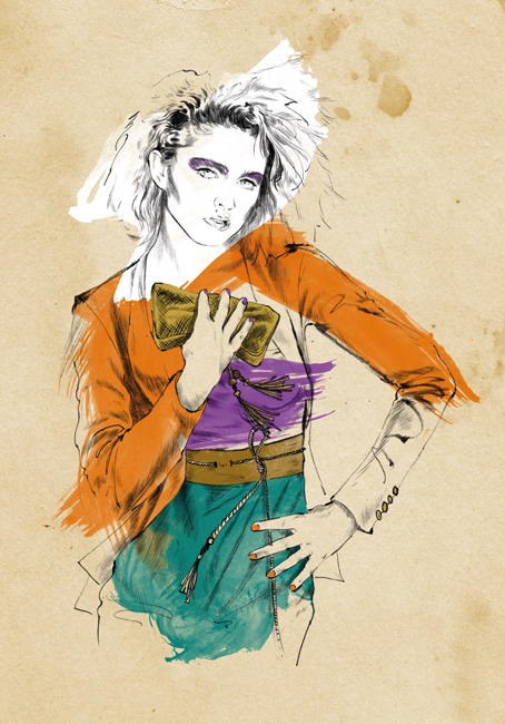 女性时装插画---酷图编号3