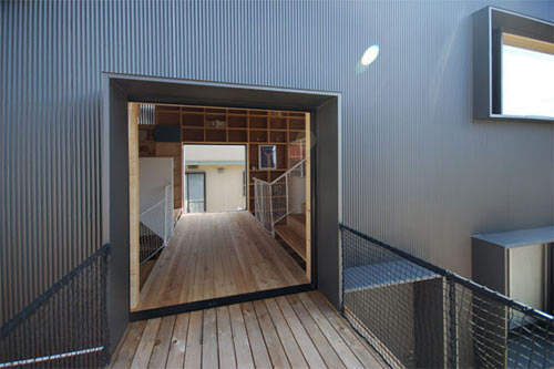 日本仙台-矩形框结构镀锌钢板房屋---酷图编号965231