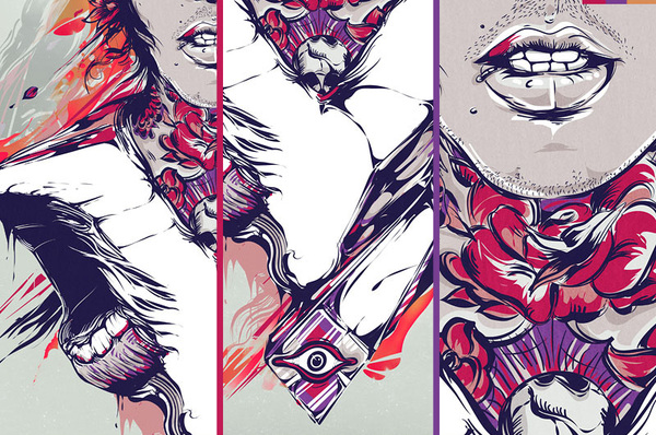 西班牙马德里插画师Diego L. Rodríguez作品---酷图编号15