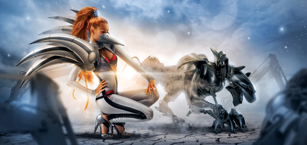 俱乐部CG女侠插画漫画---酷图编号2