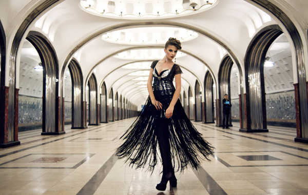 莫斯科地铁-人像漂浮艺术---酷图编号8