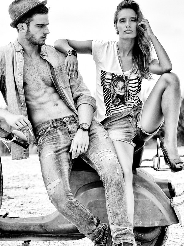 情侣时装黑白人像-葡萄牙莱里亚Eurico Cordeiro摄影师作品---酷图编号2