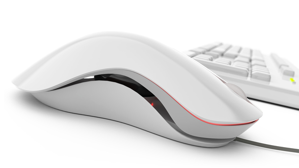 Pearl Mouse人体学弯曲鼠标设计---酷图编号2