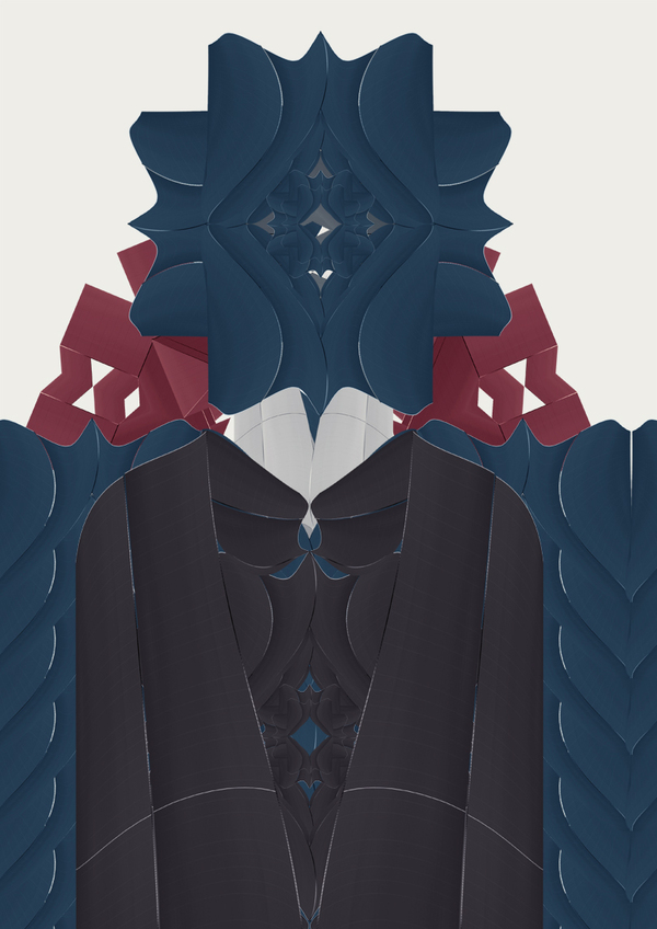 fabric cuts叠片纸张时装---酷图编号15