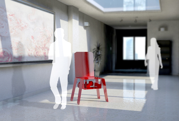 Sheet metal chair钣金椅-澳大利亚墨尔本Brandon Liew工业设计师作品图片