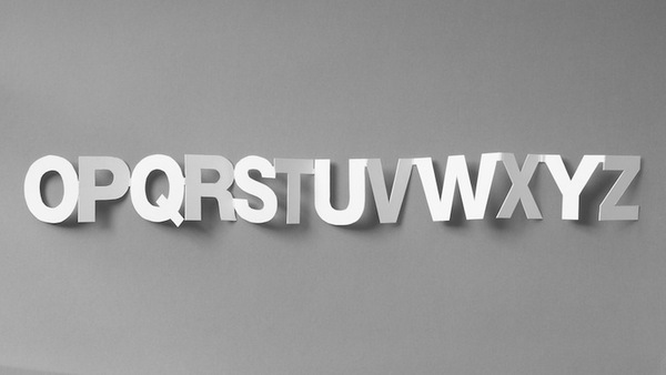 国外Paper Chain Type贴片纸数字字母设计---酷图编号6