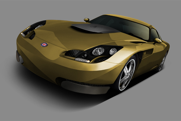 横冲直撞-狂飙乐园汽车数字插画---酷图编号17