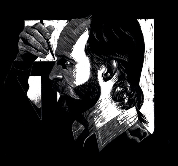 Scratchboard插画-加拿大Robert Richard插画师作品---酷图编号3