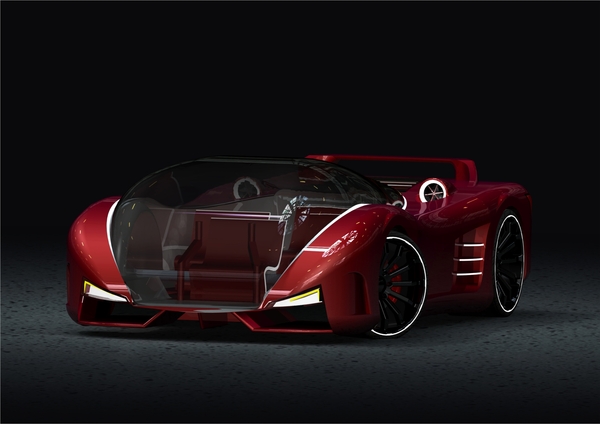 Mennis XR-10概念车设计-南非约翰内斯堡Murray Sharp设计师作品---酷图编号6