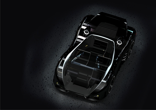 Mennis XR-10概念车设计-南非约翰内斯堡Murray Sharp设计师作品---酷图编号1