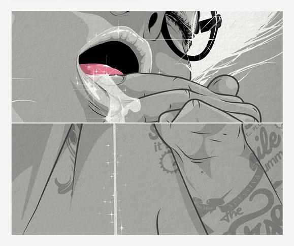 The Three Graces-波兰罗兹Adrian Knopik随笔插画欣赏---酷图编号5