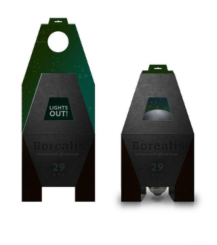 Borealis白炽灯泡包装设计欣赏---酷图编号3