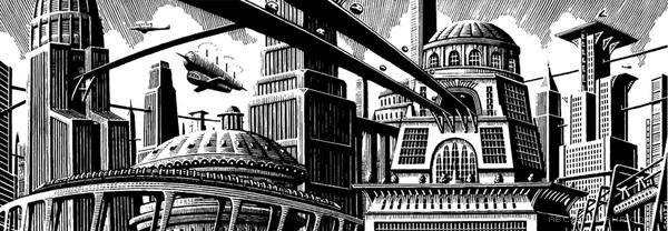 Black and White黑与白插画-美国插画师Douglas Smith作品---酷图编号16