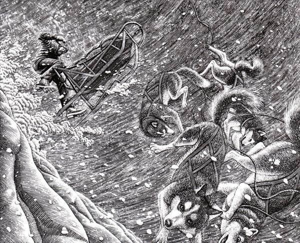 Black and White黑与白插画-美国插画师Douglas Smith作品---酷图编号13