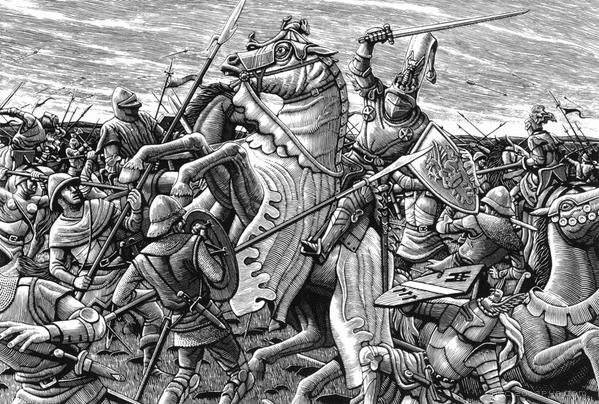 Black and White黑与白插画-美国插画师Douglas Smith作品---酷图编号1