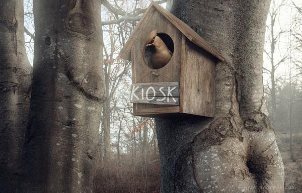 森林中动物的童话世界-瑞典斯德哥尔摩David Sandell插画师作品---酷图编号1