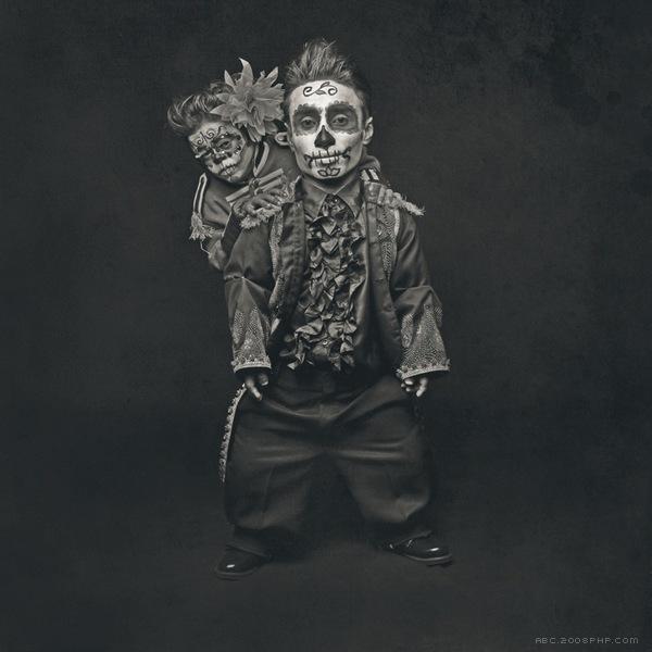 印度孟买Manoj Jadhav摄影师作品-“小丑”角色黑白人像---酷图编号6