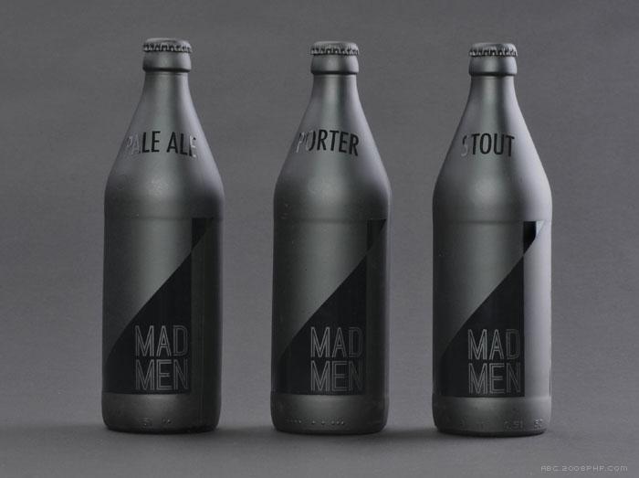 美国Don Draper和AMC和饮料文化狂人设计的-黑灰啤酒包装---酷图编号4