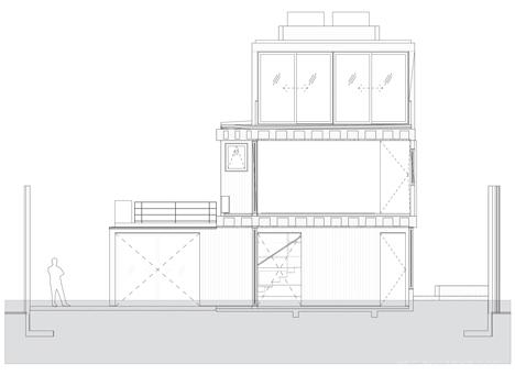 墨西哥城直线玻璃和混凝土块重叠房子建筑---酷图编号25