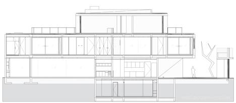 墨西哥城直线玻璃和混凝土块重叠房子建筑---酷图编号23