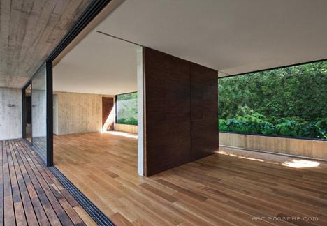 墨西哥城直线玻璃和混凝土块重叠房子建筑---酷图编号12