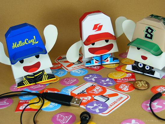 HelloCoy! Papertoys纸质玩具设计-印度尼西亚万隆Sal Azad设计师作品---酷图编号2