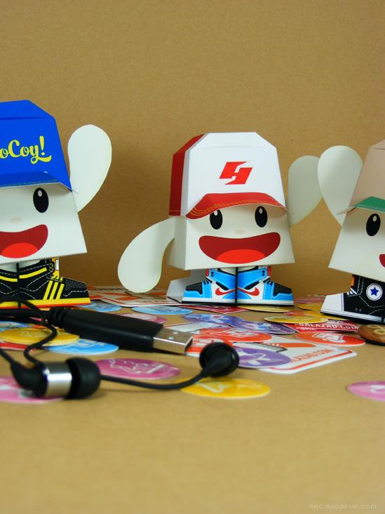 HelloCoy! Papertoys纸质玩具设计-印度尼西亚万隆Sal Azad设计师作品---酷图编号1