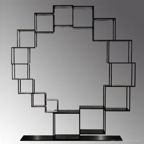 法国设计师Noé Duchaufour-螺旋形书柜---酷图编号1