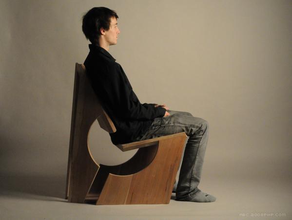 Easy Chair-个性“字母”椅子-美国Owen Read设计师作品---酷图编号4