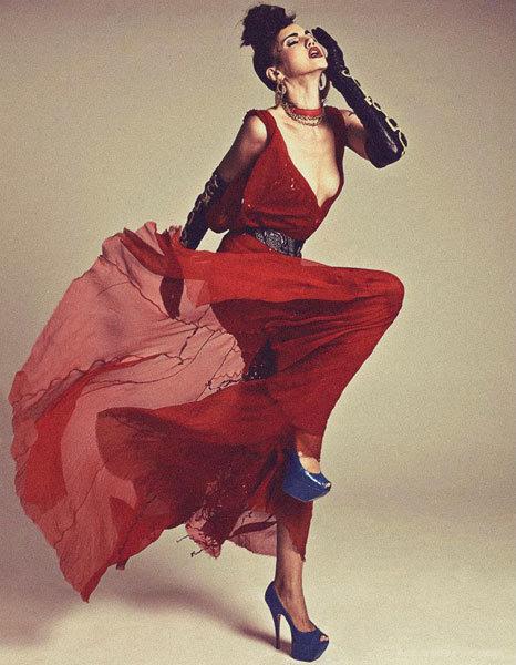 Lisa Lopez莉萨洛佩兹-伦敦时尚摄影师Kelly J. Nicholls作品---酷图编号11