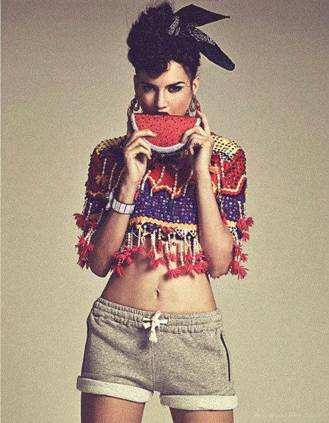 Lisa Lopez莉萨洛佩兹-伦敦时尚摄影师Kelly J. Nicholls作品---酷图编号3